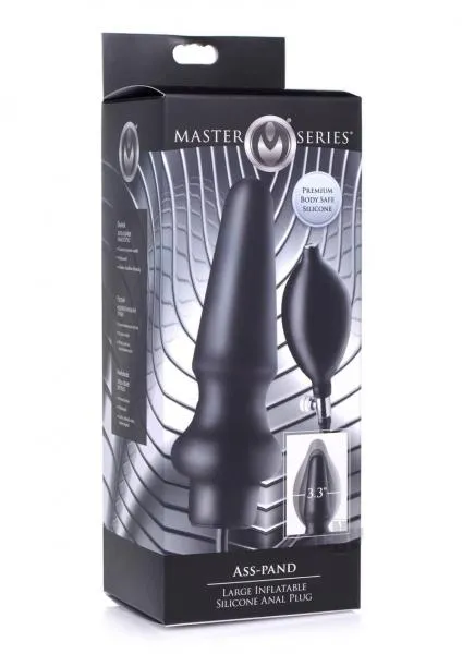 Anal Seductucom Ms Ass Pand Inflate Anal Plug Lg Black