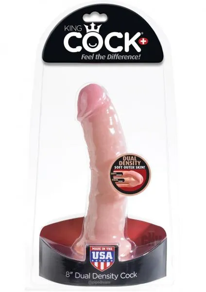 Dildos King Cock King Cock Plus 8 Inches Dual Density Cock Beige Dildos King Cock King Cock Plus 8 Inches Dual Density Cock Beige