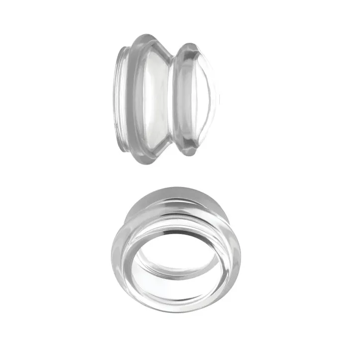 Dildos Master Series Clear Plungers Nipple Suckers Large