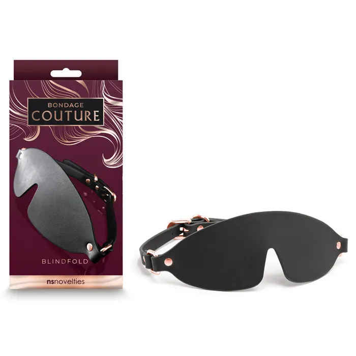 NS Novelties Anal Bondage Couture Blindfold Black Black Eye Mask