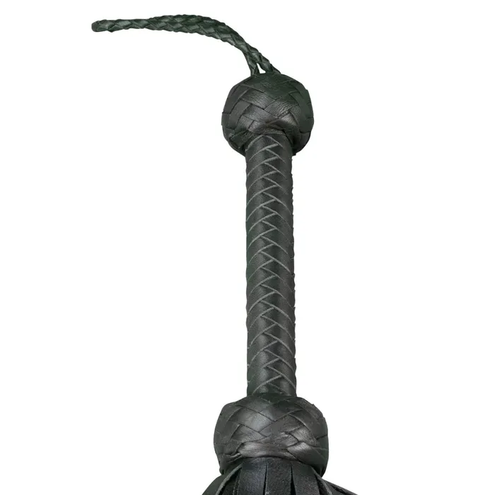 Plesur 3 Z Whip Leather 30 Softy Calf Leather 72 Tail Black Master Flogger Restraints