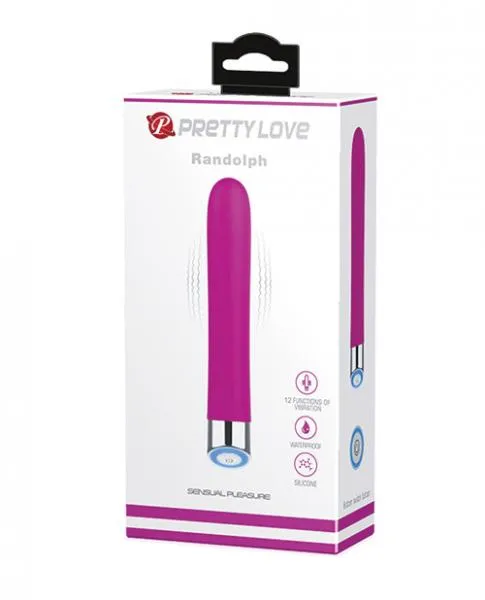 Vibrators Pretty Love Pretty Love Randolph Light Up Vibrator 12 Function Fuchsia