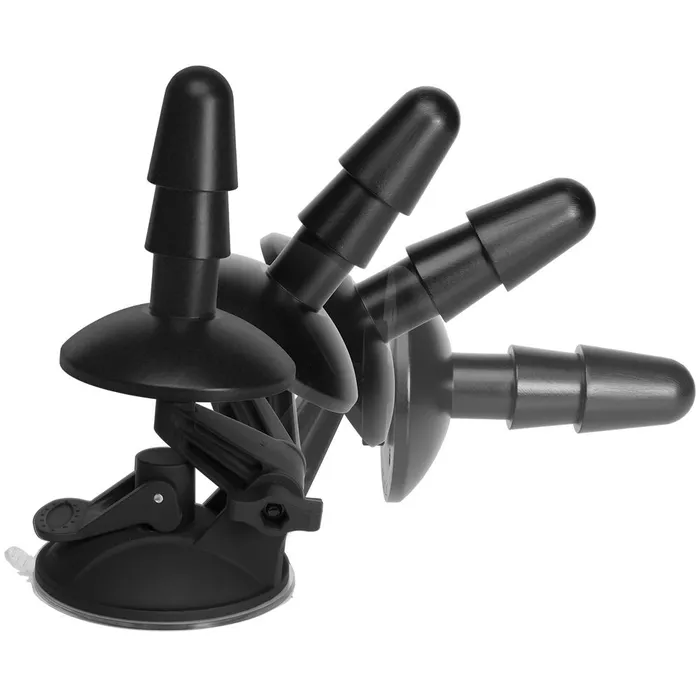 Doc Johnson Vac U Lock Deluxe Suction Cup Plug Accessory Black VacULock Dildos