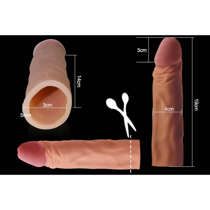 Male Sex Toys Pleasure Xtender CyberSkin Penis Extender 2 Love Toy Male Sex Toys Pleasure Xtender CyberSkin Penis Extender 2 Love Toy