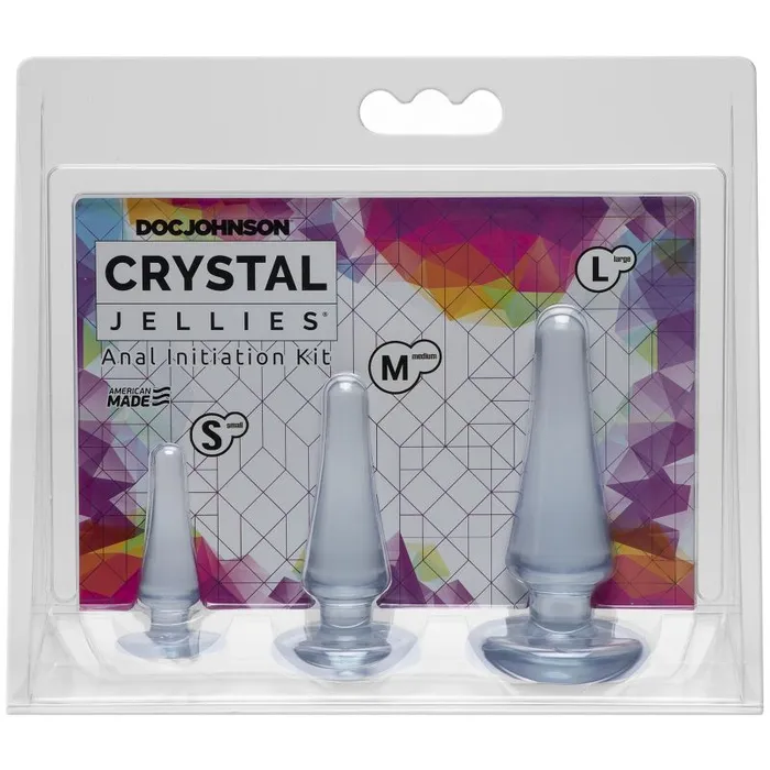 Anal Crystal Jellies Doc Johnson Crystal Jellies Anal Initiation Kit Clear