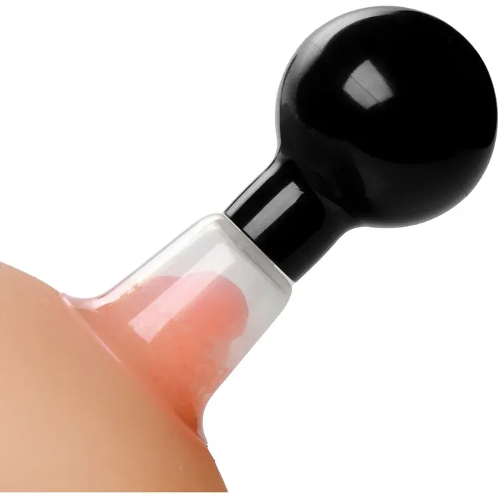 Anal Size Matters Size Matters See Thru Nipple Booster Pumps ClearBlack