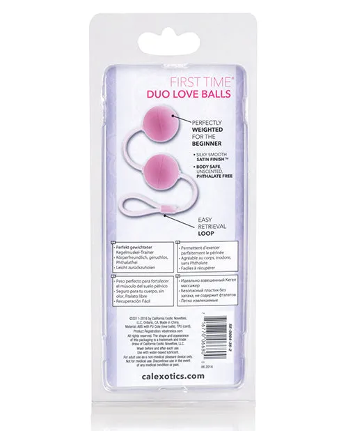 California Exotic Novelties Vibrators First Time Love Balls Duo Lover