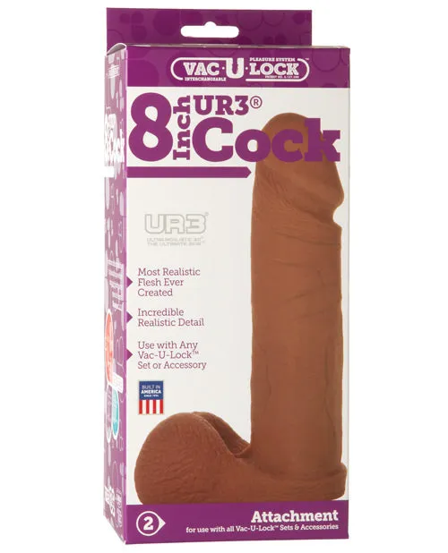 Dildos Doc Johnson Vaculock 8 Ultraskyn Cock Attch