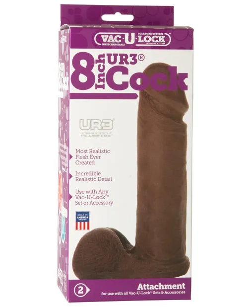 Dildos Doc Johnson Vaculock 8 Ultraskyn Cock Attch