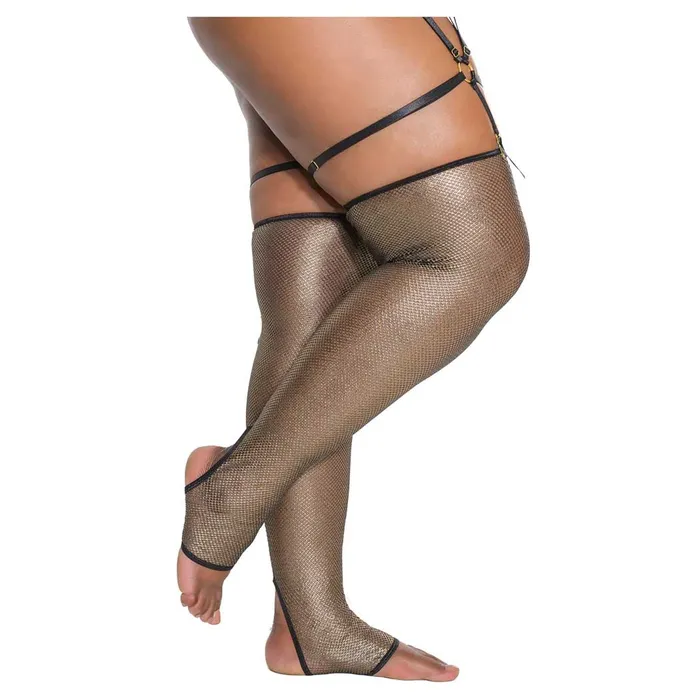iloveexcitement Vibrators Coquette Metallic Fishnet Stockings