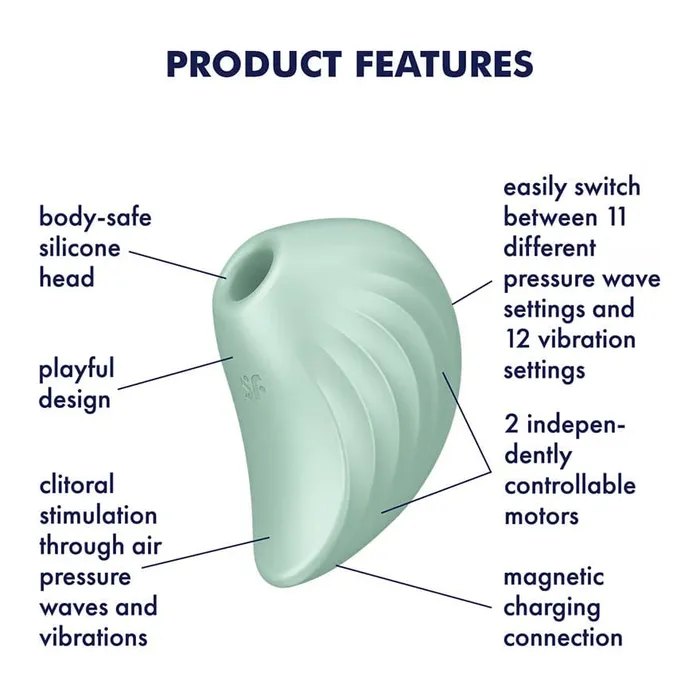 Satisfyer Pearl Diver Air Pulse Stimulator Vibrator Satisfyer Vibrators Satisfyer Pearl Diver Air Pulse Stimulator Vibrator Satisfyer Vibrators