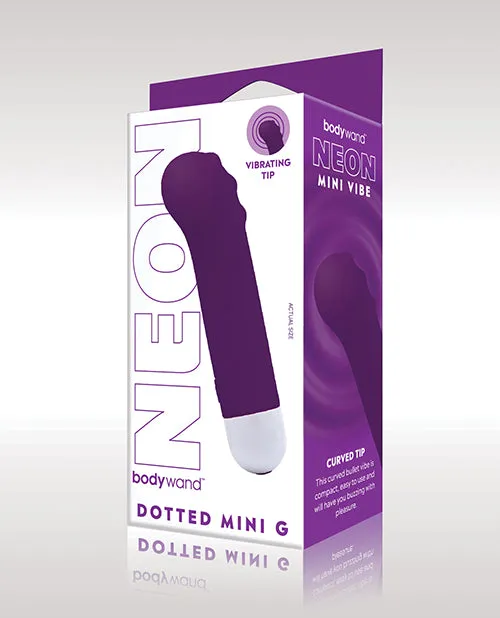 Vibrators Xgen Xgen Bodywand Neon Mini Dotted G Vibe Neon
