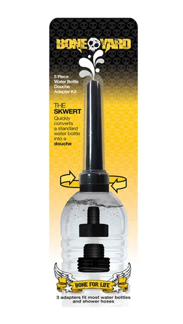 Williams Trading Male Sex Toys Boneyard Skwert 5 Piece Water Bottle Douche Adapter Kit Williams Trading Male Sex Toys Boneyard Skwert 5 Piece Water Bottle Douche Adapter Kit