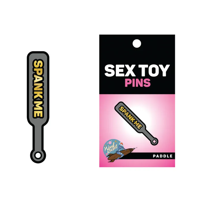 Wood Rocket LLC Vibrators WoodRocket Spank Me Paddle Pin