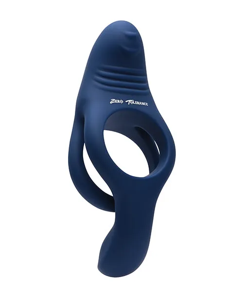 Zero Tolerance Ring Around the Rosy Cock Ball Vibrator Blue Evolved Novelties INC Male Sex Toys Zero Tolerance Ring Around the Rosy Cock Ball Vibrator Blue Evolved Novelties INC Male Sex Toys