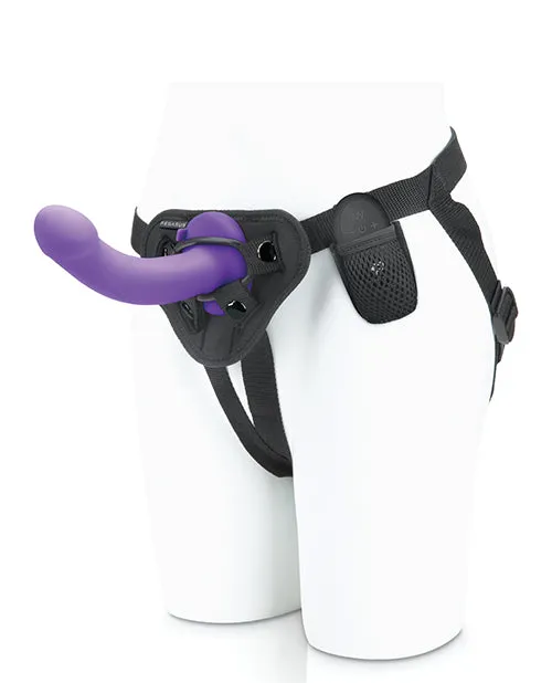 Curved Peg With Harness Remote Set Electric Eel INC Female Sex Toys Curved Peg With Harness Remote Set Electric Eel INC Female Sex Toys