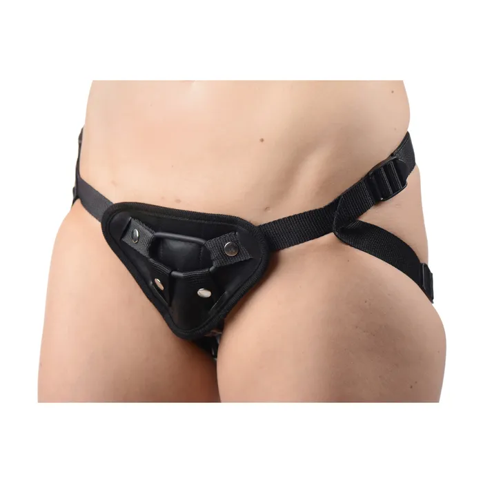 Female Sex Toys XR Brands Strap On With Vibrator Pouch