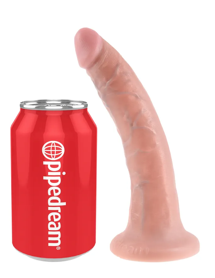King Cock Realistic Dildo without balls 7 inch Flesh King Cock Dildos
