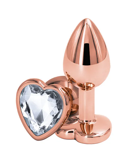 Ns Novelties INC Anal Rear Assets Rose Gold Heart Ns Novelties INC Anal Rear Assets Rose Gold Heart