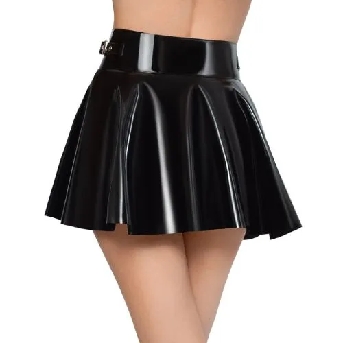 Black Level Vinyl Skater Skirt NNN Retail Ltd Anal