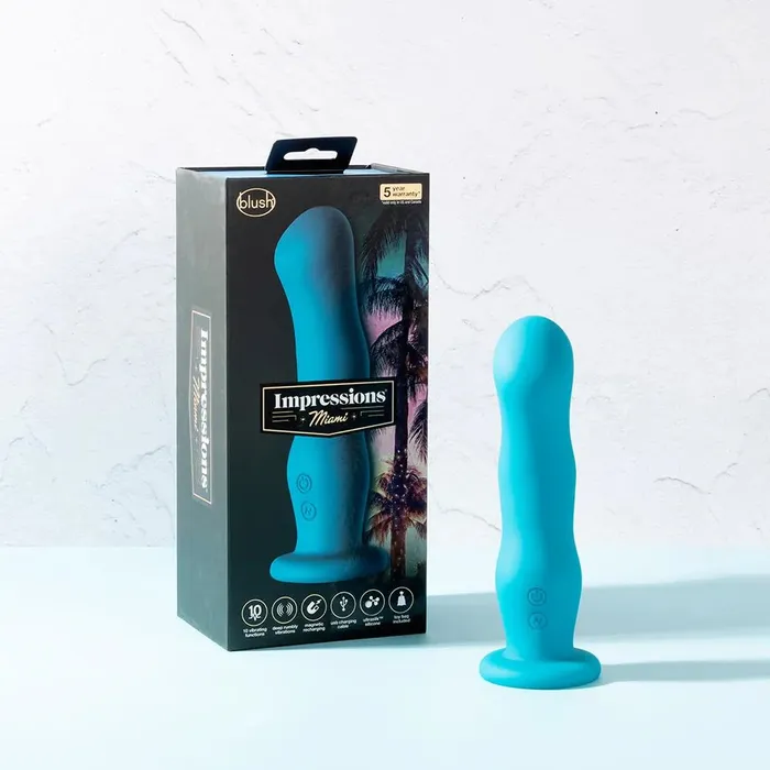 Blush Novelties Vibrators Impressions Miami Teal Ultrasilk