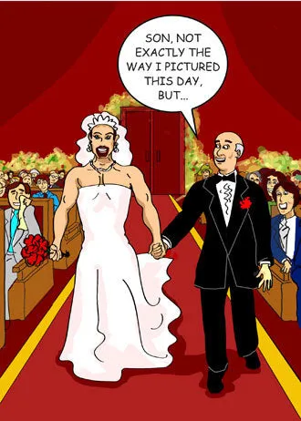 Male Bride Gay WeddingFunny Bachelor Card Vash Designs Male Sex Toys