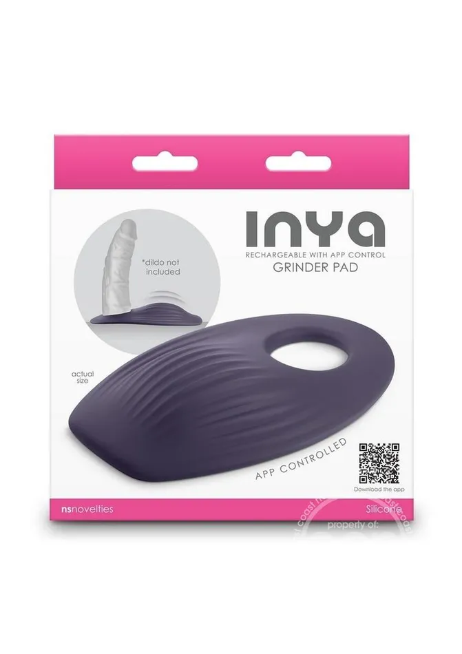 NS Novelties Female Sex Toys Inya Grinder Rechargeable Silicone Vibrator Gray NS Novelties Female Sex Toys Inya Grinder Rechargeable Silicone Vibrator Gray