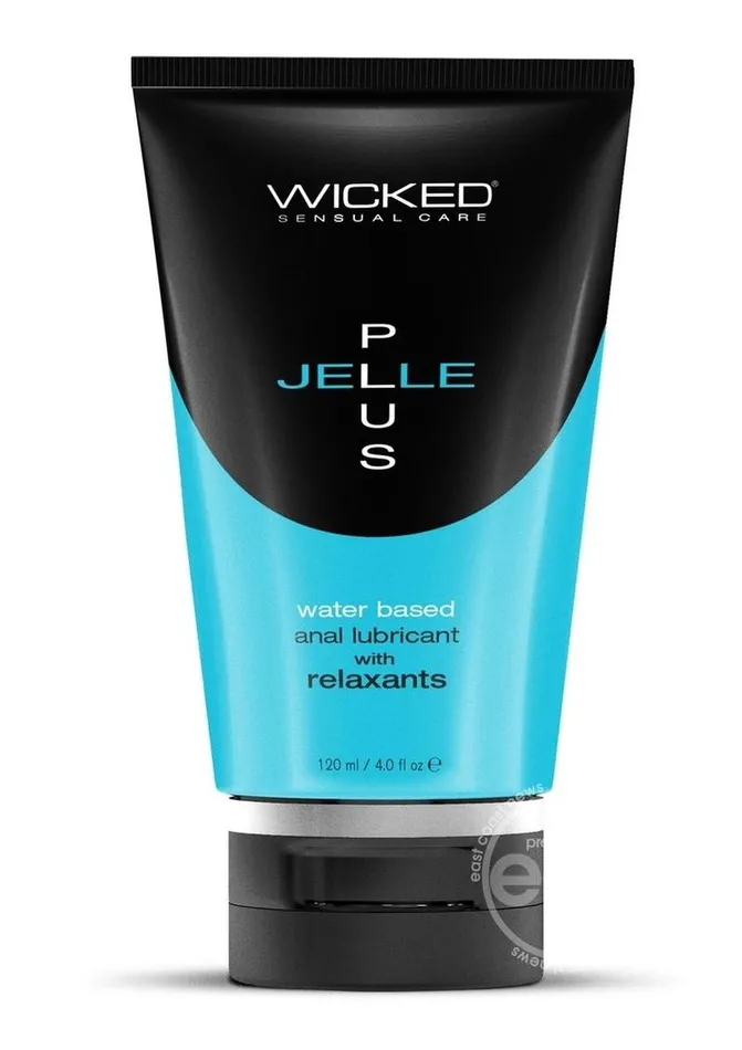 Wicked Sensual Care Male Sex Toys Wicked Jelle Plus Water Based Anal Lubricant with Relaxants Wicked Sensual Care Male Sex Toys Wicked Jelle Plus Water Based Anal Lubricant with Relaxants