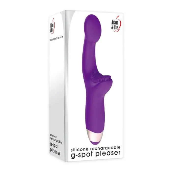 Adam Eve Female Sex Toys Adam Eve Silicone GSpot Pleaser Rechargeable