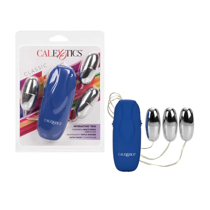Anal CalExotics Interactive Trio Silver