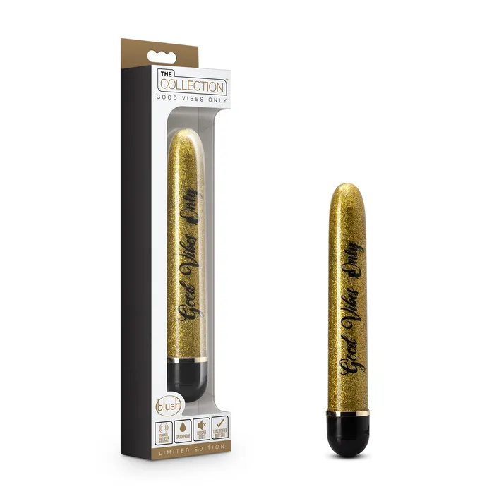 Blush Vibrators Blush 79312 The Collection Good Vibes Only Black
