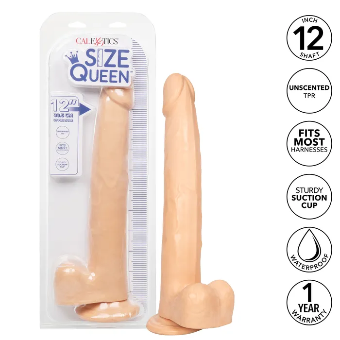 CalExotics Anal Size Queen 12 Inch305 Cm Ivory