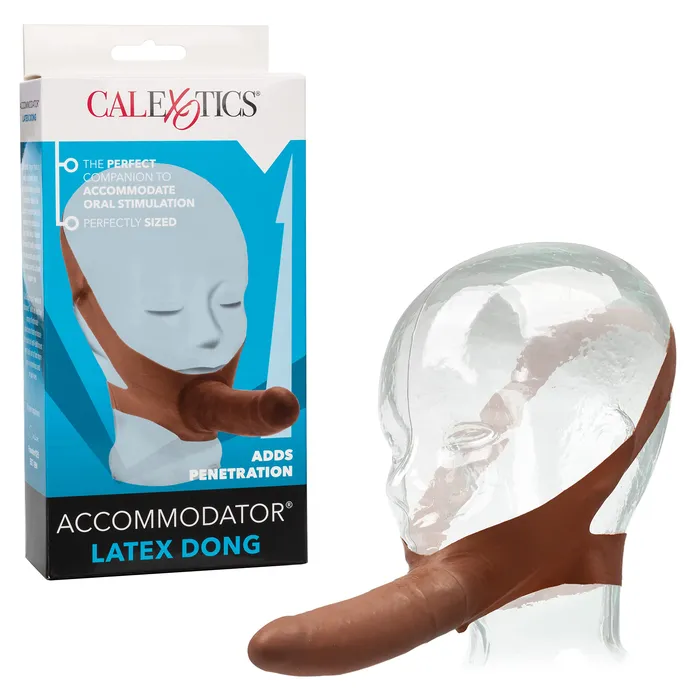 CalExotics Dildos Original Accommodator Latex Dong Brown