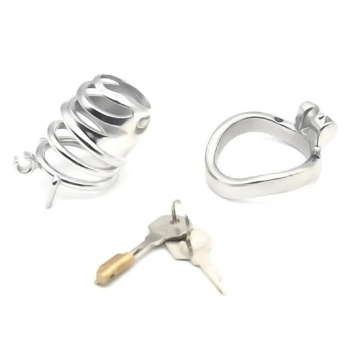 CHASTITY CAGE CO Male Sex Toys CC01 The Prisoner Chastity Cage 24 inches Steel