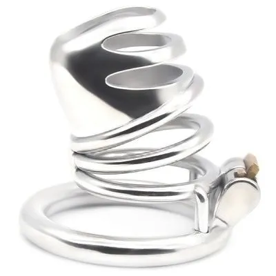 CHASTITY CAGE CO Male Sex Toys CC01 The Prisoner Chastity Cage 24 inches Steel