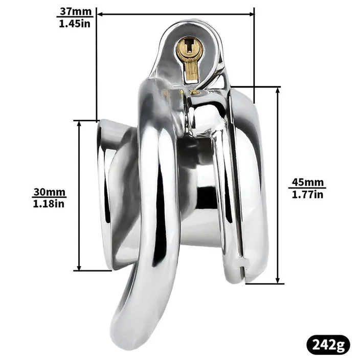 CHASTITY CAGE CO Male Sex Toys Inverted Penis Chastity Device