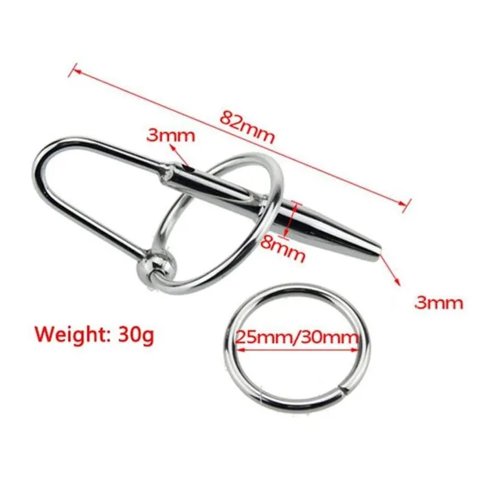 CHASTITY CAGE CO Male Sex Toys Stainless Urethral Dilator Penis Plug