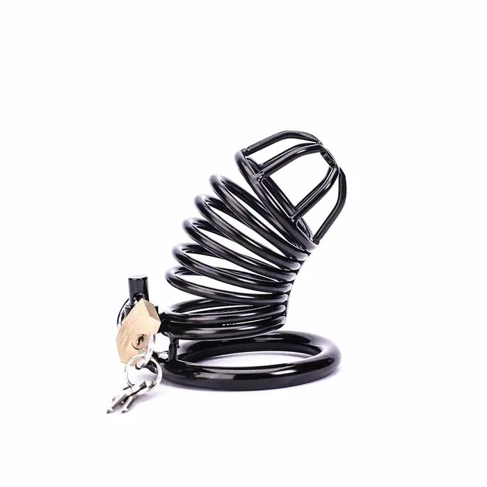 CHASTITY CAGE CO Male Sex Toys The Dark Knightstick Metal Chastity Device