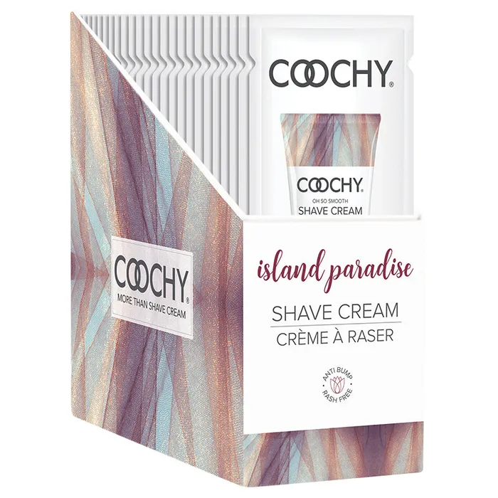 Coochy Shave Cream Paradise 24Foil Classic Brands LLC Vibrators