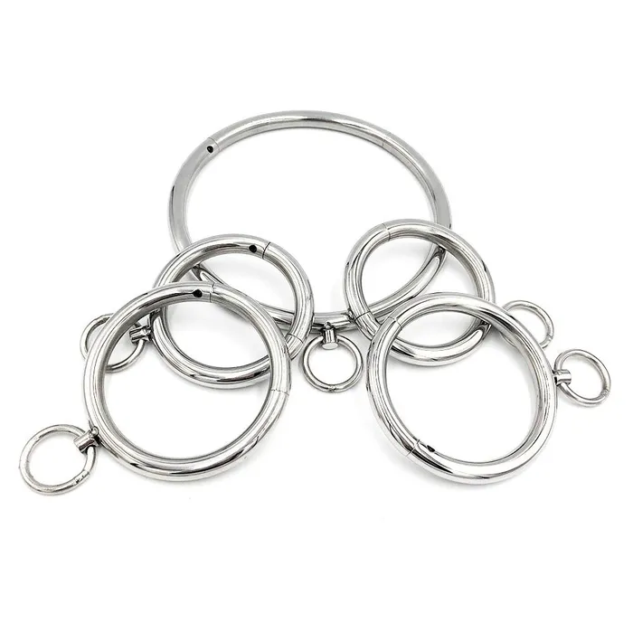 Couples House of Dasein Restraint Kits Sets Stainless Steel Bdsm Handcuffs Ankle Cuffs Collar Metal Bondage Restraints Kit Couples House of Dasein Restraint Kits Sets Stainless Steel Bdsm Handcuffs Ankle Cuffs Collar Metal Bondage Restraints Kit