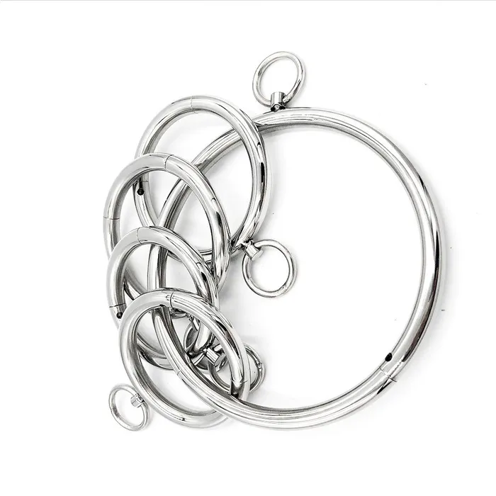 Couples House of Dasein Restraint Kits Sets Stainless Steel Bdsm Handcuffs Ankle Cuffs Collar Metal Bondage Restraints Kit