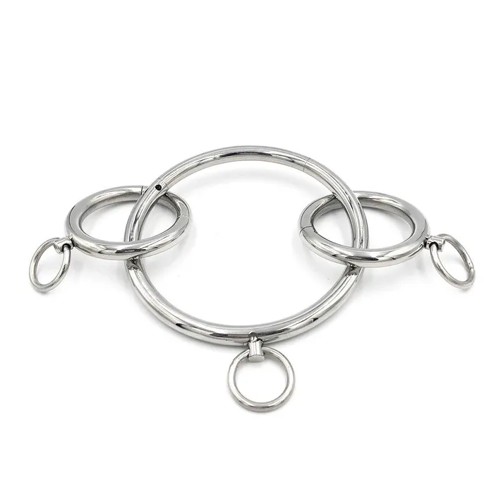 Couples House of Dasein Restraint Kits Sets Stainless Steel Bdsm Handcuffs Ankle Cuffs Collar Metal Bondage Restraints Kit