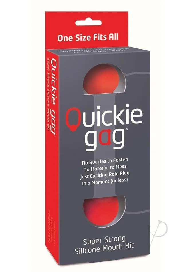 Creative Conceptions Vibrators Quickie Bit Gag Red
