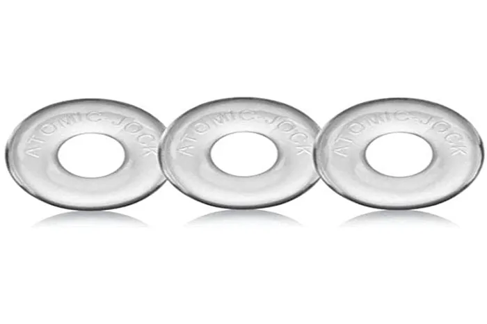 Dildos Blue Ox Designs Oxballs Ringer 3 Pk Cockring Clear Net