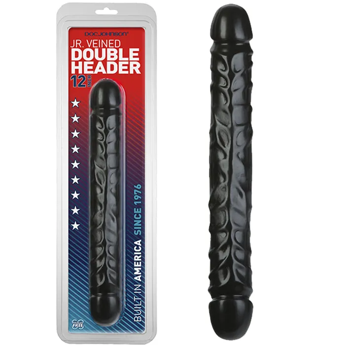 Doc Johnson Anal Jr Double Header 12InX 15In Black