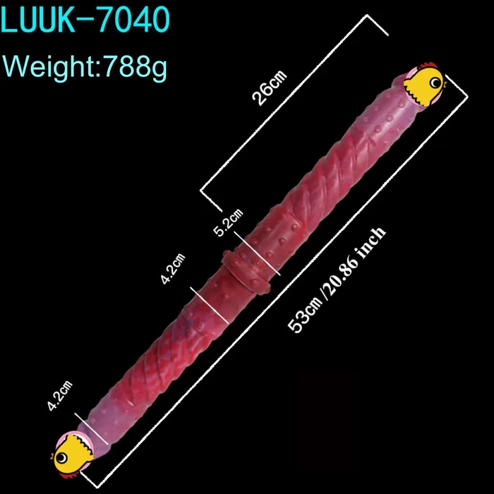 Double Headed Longyang Silicone Dildo CHASTITY CAGE CO Dildos