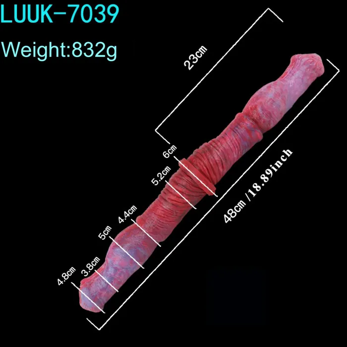 Double Headed Longyang Silicone Dildo CHASTITY CAGE CO Dildos