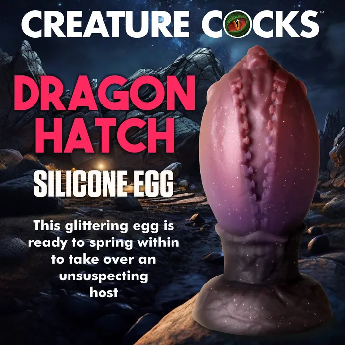 Dragon Hatch Silicone Egg Creature Cocks Female Sex Toys