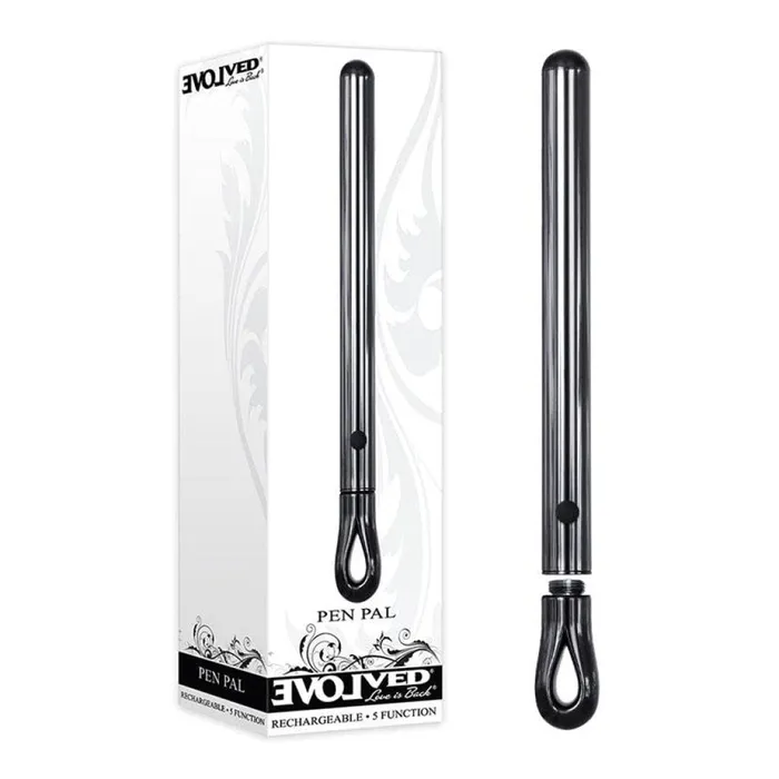 Evolved Love Is Back Vibrators Evolved Love Is Back Stainless Steel Rechargeable Discreet Travel Size Vibrator Black Evolved Love Is Back Vibrators Evolved Love Is Back Stainless Steel Rechargeable Discreet Travel Size Vibrator Black