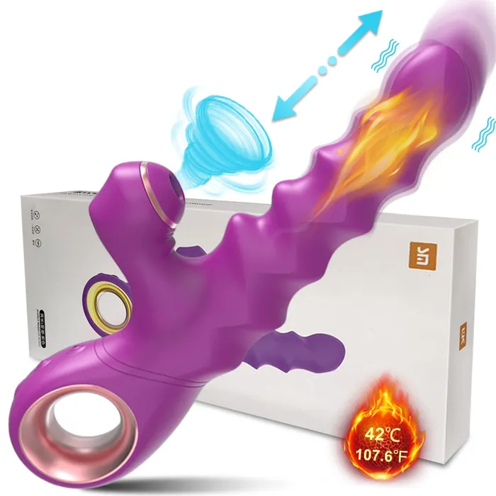 Female Sex Toys House of Dasein Suction Vibrators Thrusting Dildo Vibrator Female Clitoris Sucker Stimulator Clitoral Sucking Heating Vibrating